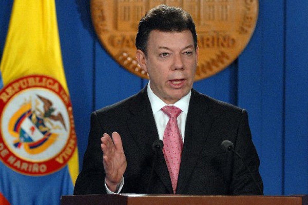 Presidente de Colombia, Juan Manuel Santos. Foto:cre.com.ec